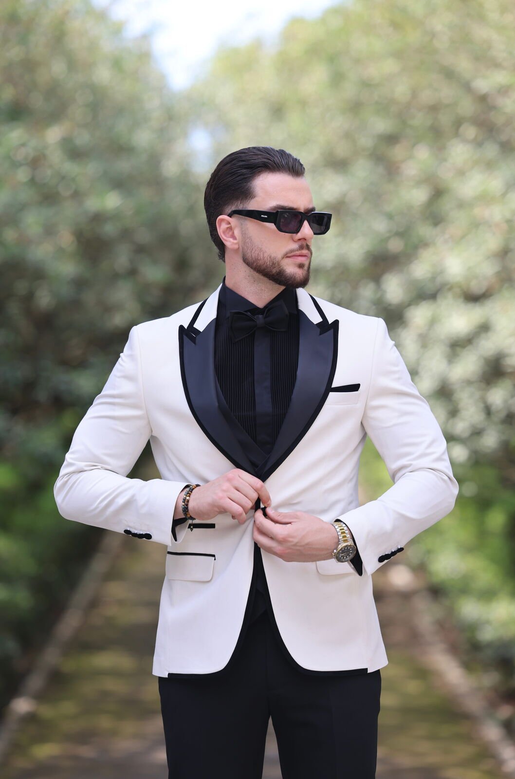 NOMME refined elegance collection - luxury tailoring detail